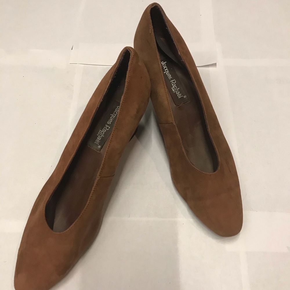 Beige Suede Jacques Raphael Heels